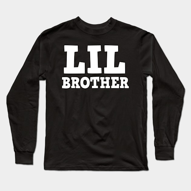 little brother siblng Long Sleeve T-Shirt by happieeagle